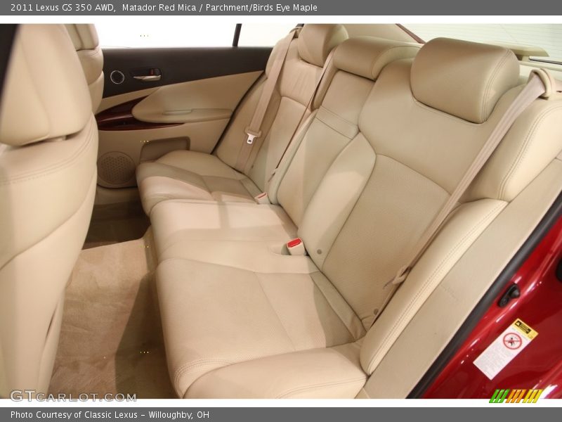 Matador Red Mica / Parchment/Birds Eye Maple 2011 Lexus GS 350 AWD