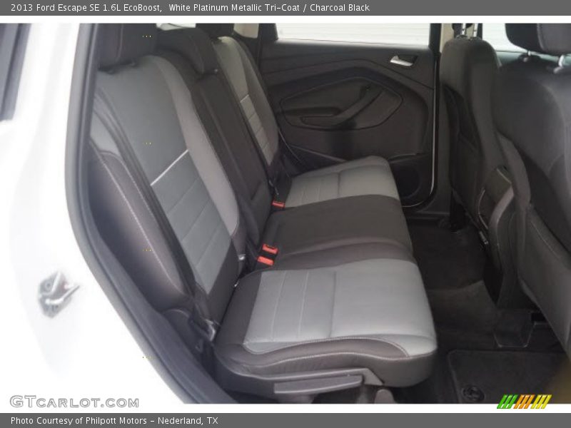 White Platinum Metallic Tri-Coat / Charcoal Black 2013 Ford Escape SE 1.6L EcoBoost