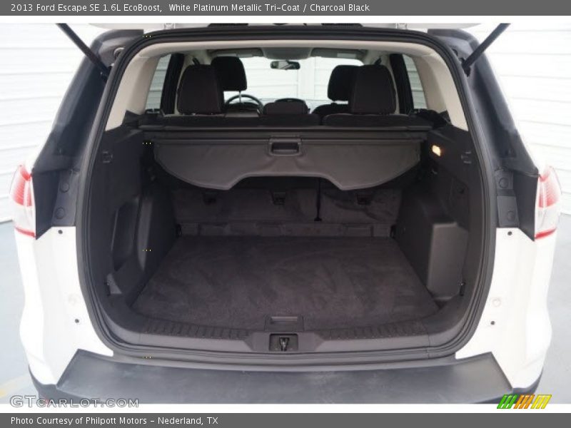 White Platinum Metallic Tri-Coat / Charcoal Black 2013 Ford Escape SE 1.6L EcoBoost
