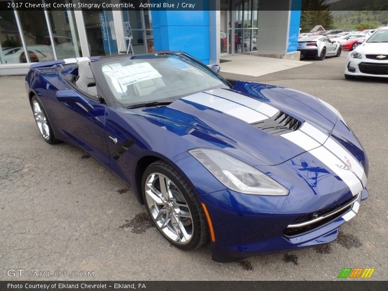  2017 Corvette Stingray Convertible Admiral Blue