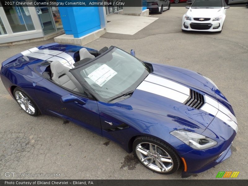  2017 Corvette Stingray Convertible Admiral Blue