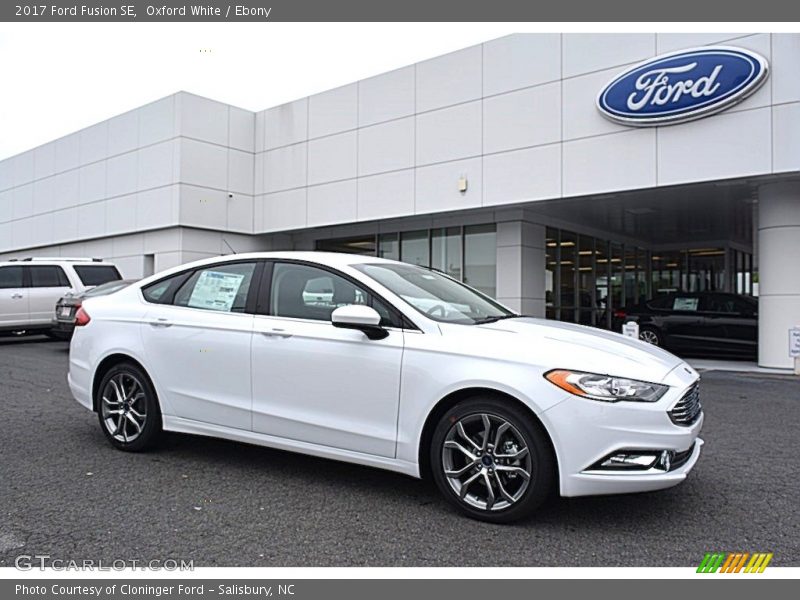 Oxford White / Ebony 2017 Ford Fusion SE