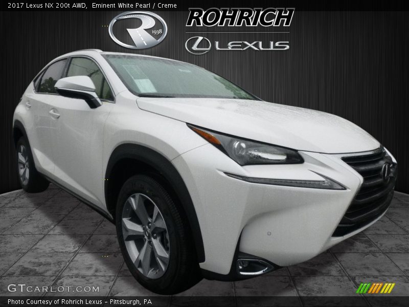 Eminent White Pearl / Creme 2017 Lexus NX 200t AWD