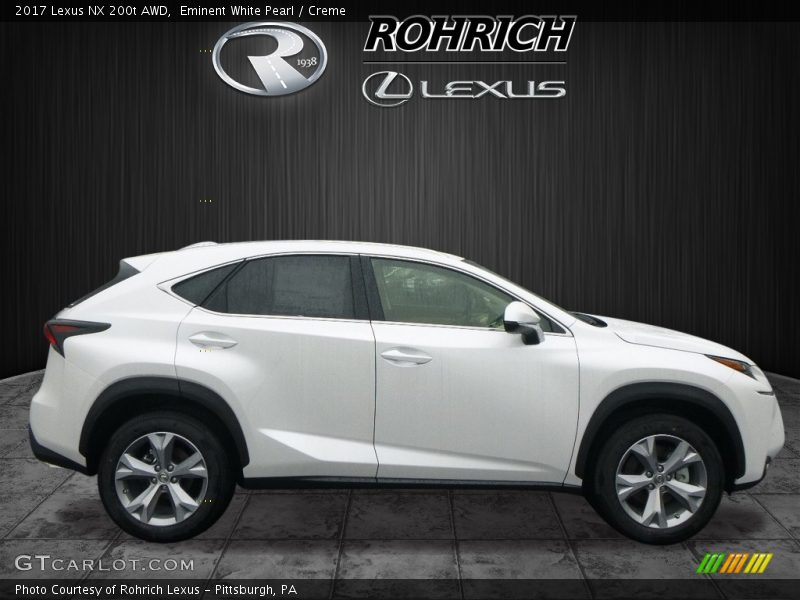 Eminent White Pearl / Creme 2017 Lexus NX 200t AWD