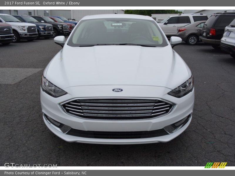 Oxford White / Ebony 2017 Ford Fusion SE