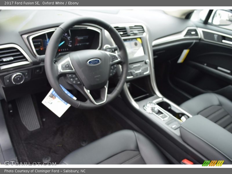 Oxford White / Ebony 2017 Ford Fusion SE