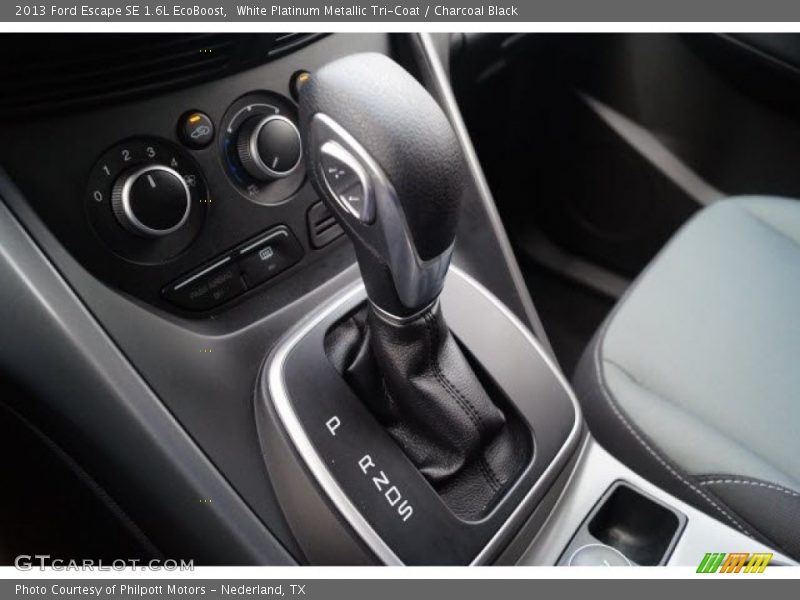 White Platinum Metallic Tri-Coat / Charcoal Black 2013 Ford Escape SE 1.6L EcoBoost