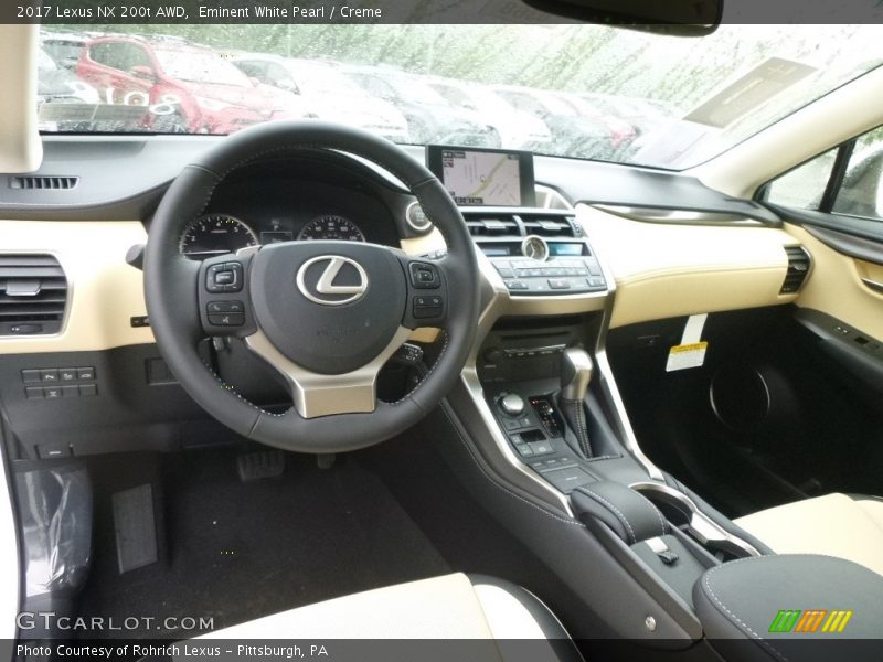 Eminent White Pearl / Creme 2017 Lexus NX 200t AWD