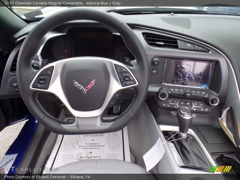 Dashboard of 2017 Corvette Stingray Convertible