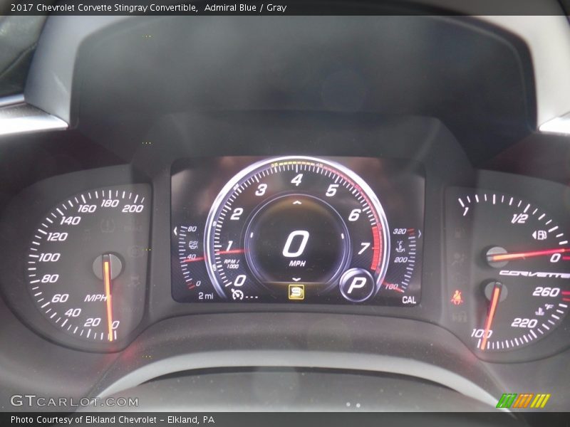  2017 Corvette Stingray Convertible Stingray Convertible Gauges