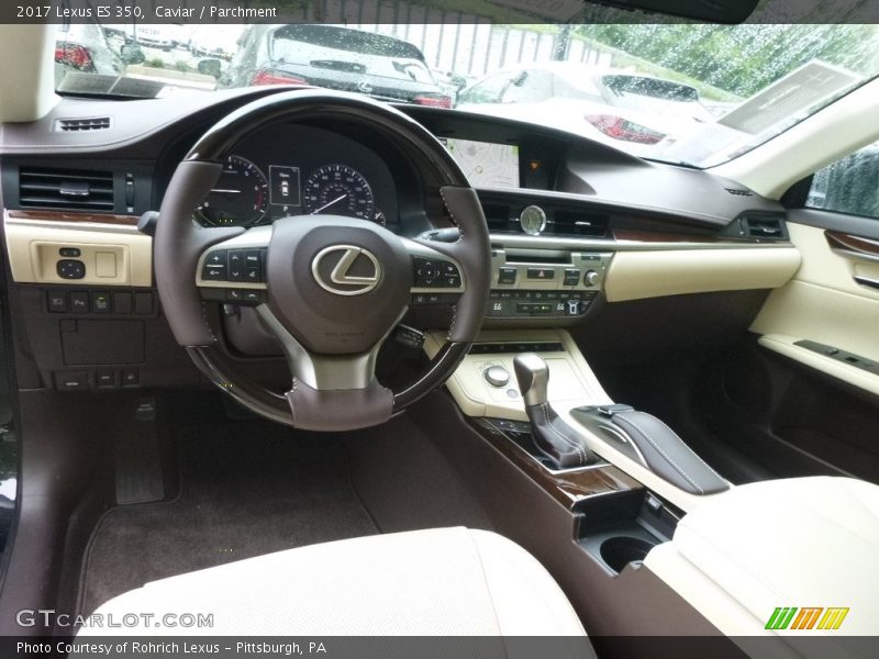 Caviar / Parchment 2017 Lexus ES 350