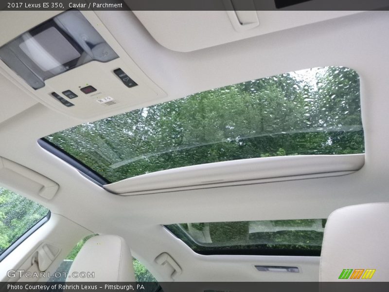 Caviar / Parchment 2017 Lexus ES 350