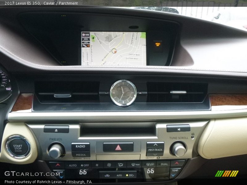 Caviar / Parchment 2017 Lexus ES 350