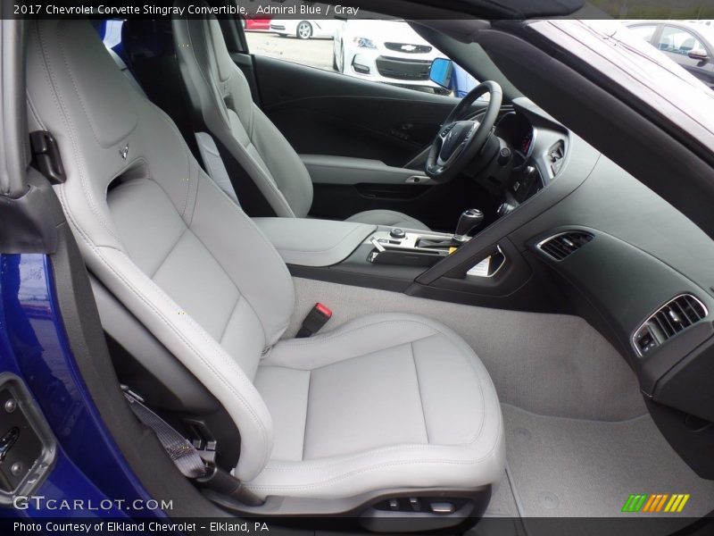 Front Seat of 2017 Corvette Stingray Convertible