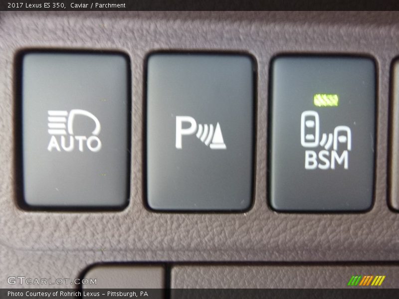 Caviar / Parchment 2017 Lexus ES 350