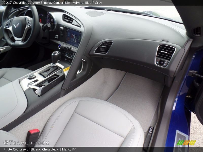 Front Seat of 2017 Corvette Stingray Convertible