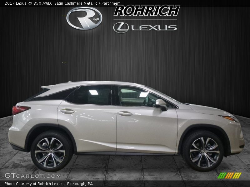 Satin Cashmere Metallic / Parchment 2017 Lexus RX 350 AWD