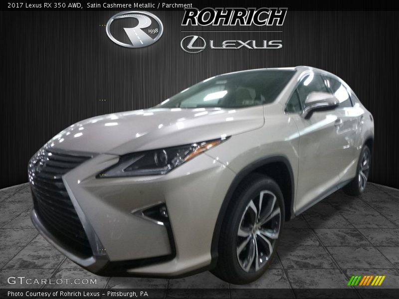 Satin Cashmere Metallic / Parchment 2017 Lexus RX 350 AWD