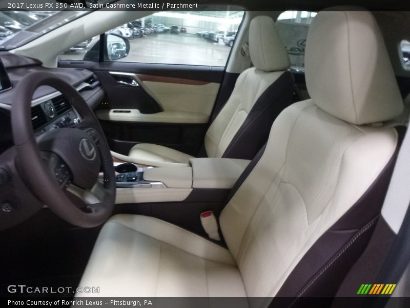 Satin Cashmere Metallic / Parchment 2017 Lexus RX 350 AWD