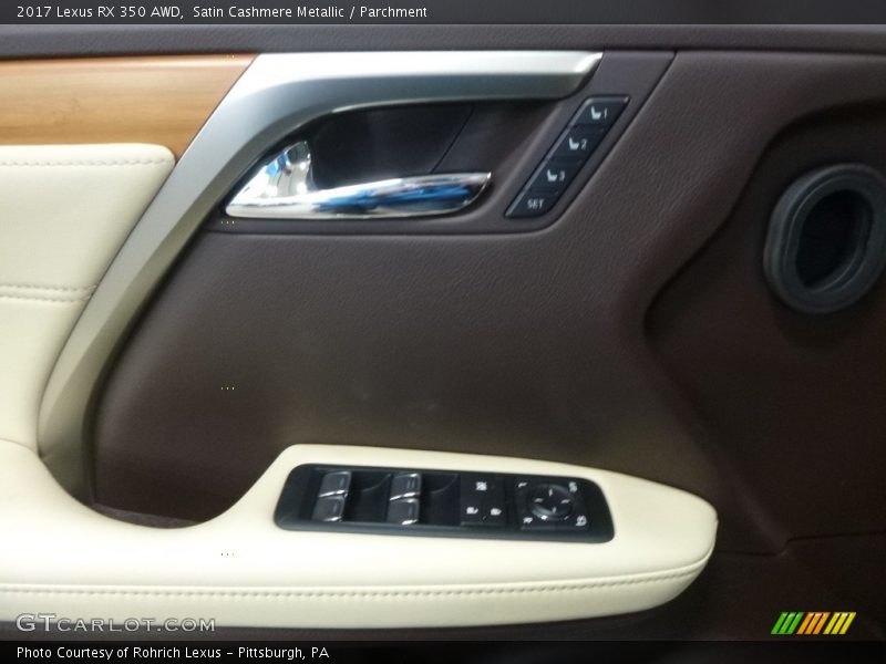 Satin Cashmere Metallic / Parchment 2017 Lexus RX 350 AWD