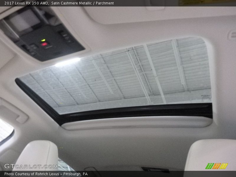 Satin Cashmere Metallic / Parchment 2017 Lexus RX 350 AWD