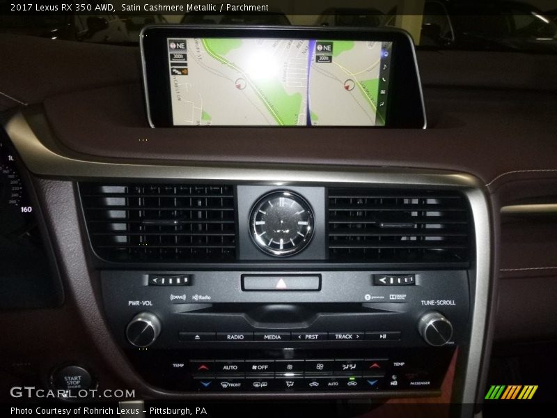 Satin Cashmere Metallic / Parchment 2017 Lexus RX 350 AWD