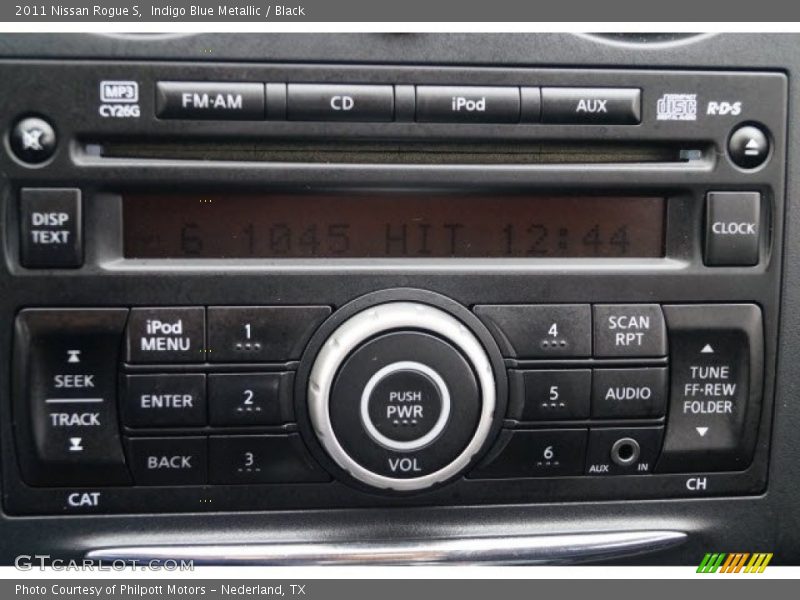 Indigo Blue Metallic / Black 2011 Nissan Rogue S