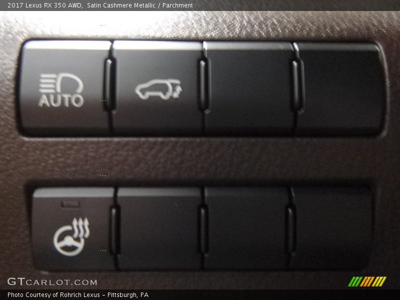 Satin Cashmere Metallic / Parchment 2017 Lexus RX 350 AWD