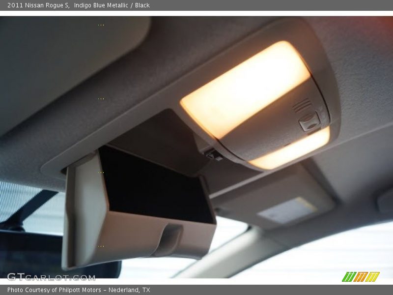 Indigo Blue Metallic / Black 2011 Nissan Rogue S