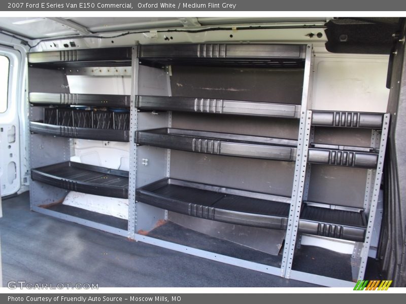 Oxford White / Medium Flint Grey 2007 Ford E Series Van E150 Commercial