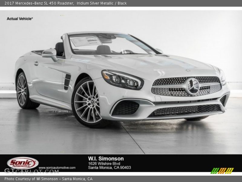 Iridium Silver Metallic / Black 2017 Mercedes-Benz SL 450 Roadster