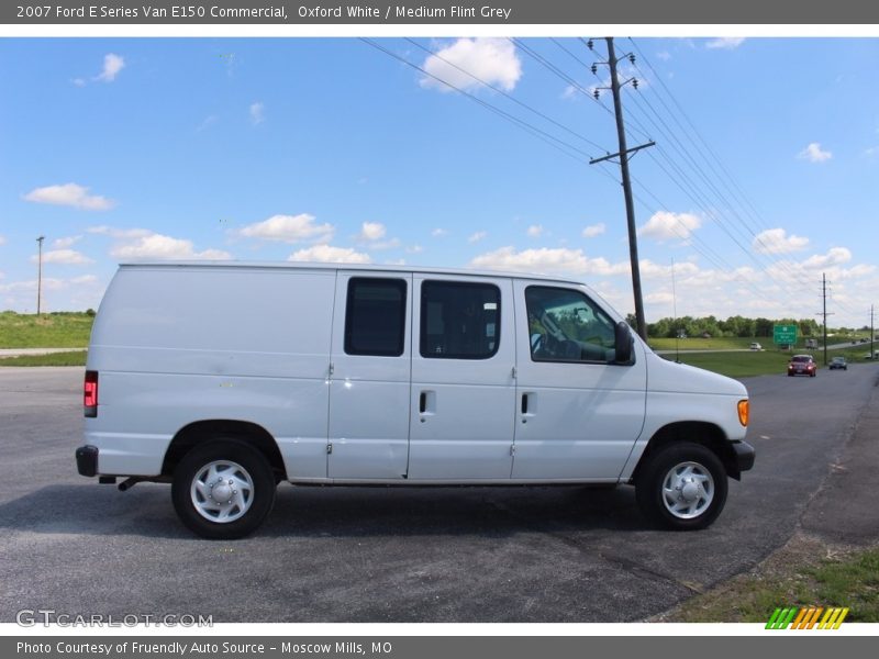 Oxford White / Medium Flint Grey 2007 Ford E Series Van E150 Commercial