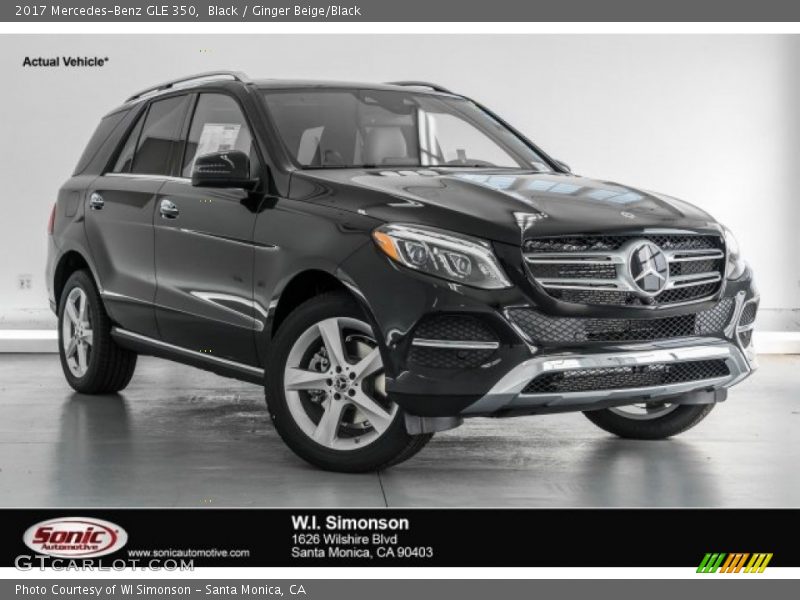 Black / Ginger Beige/Black 2017 Mercedes-Benz GLE 350