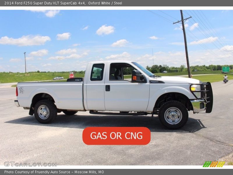Oxford White / Steel 2014 Ford F250 Super Duty XLT SuperCab 4x4