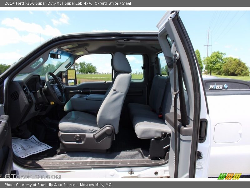 Oxford White / Steel 2014 Ford F250 Super Duty XLT SuperCab 4x4