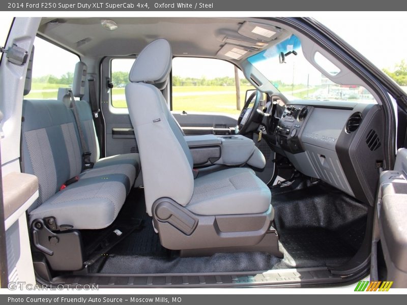 Oxford White / Steel 2014 Ford F250 Super Duty XLT SuperCab 4x4