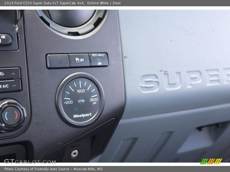 Oxford White / Steel 2014 Ford F250 Super Duty XLT SuperCab 4x4