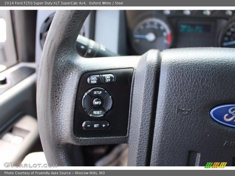 Oxford White / Steel 2014 Ford F250 Super Duty XLT SuperCab 4x4