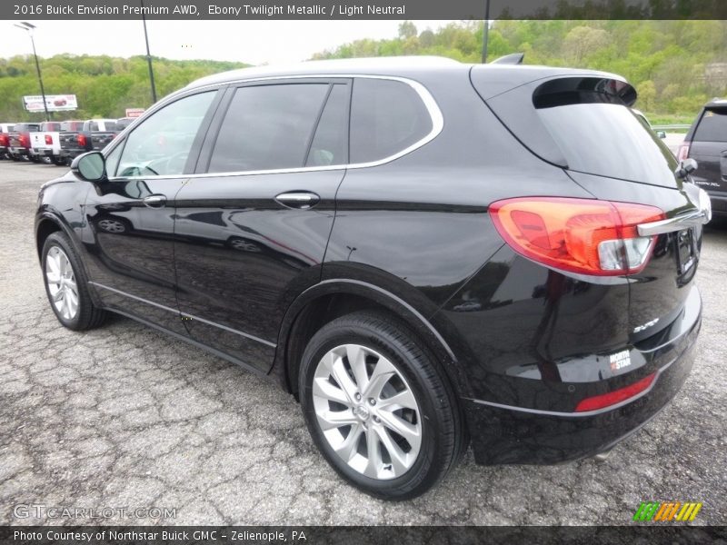 Ebony Twilight Metallic / Light Neutral 2016 Buick Envision Premium AWD