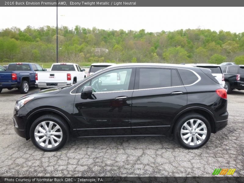 Ebony Twilight Metallic / Light Neutral 2016 Buick Envision Premium AWD