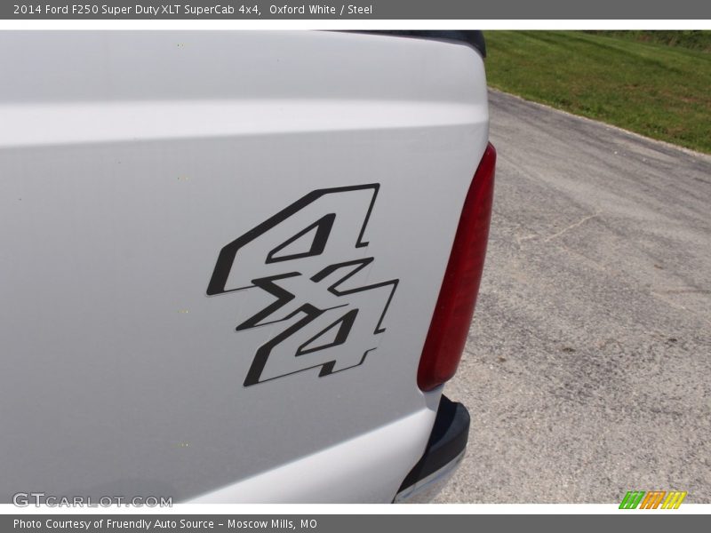 Oxford White / Steel 2014 Ford F250 Super Duty XLT SuperCab 4x4