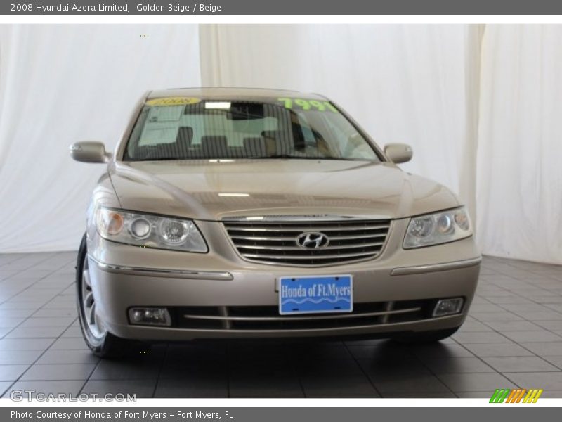 Golden Beige / Beige 2008 Hyundai Azera Limited