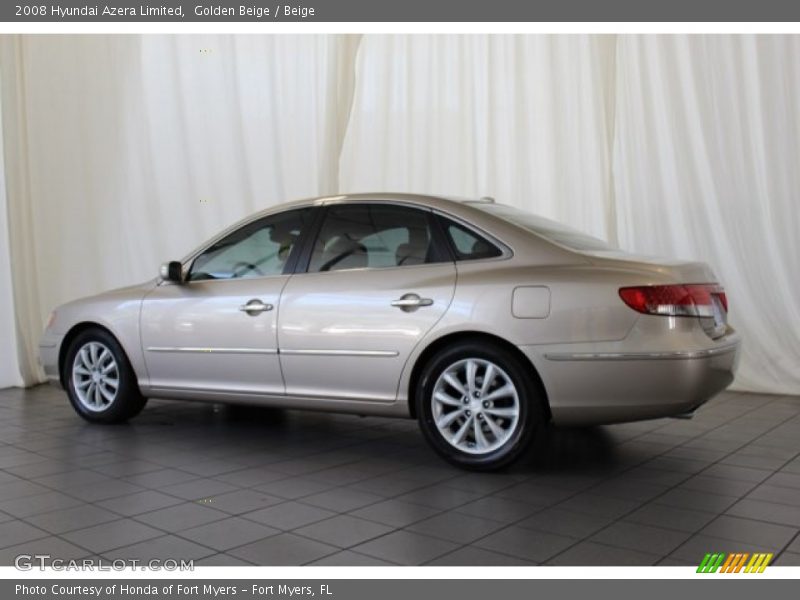 Golden Beige / Beige 2008 Hyundai Azera Limited