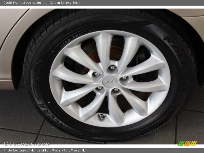 Golden Beige / Beige 2008 Hyundai Azera Limited
