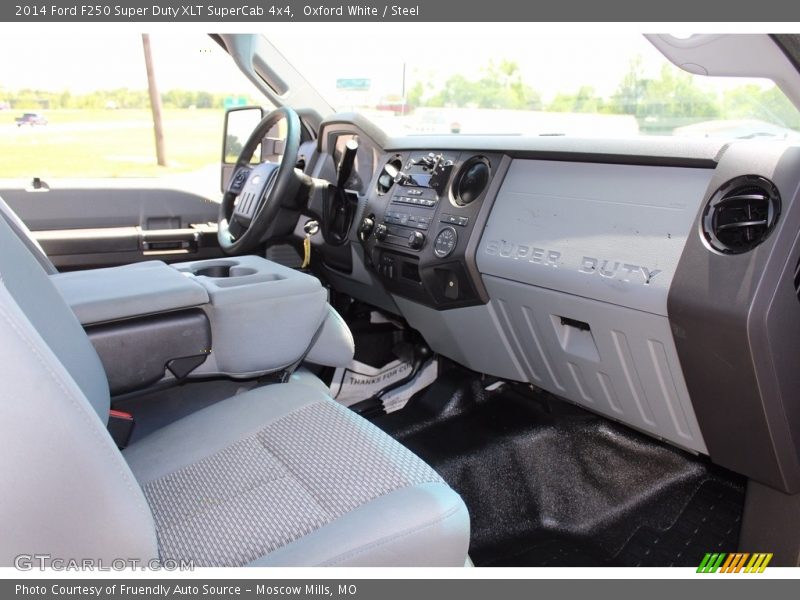 Oxford White / Steel 2014 Ford F250 Super Duty XLT SuperCab 4x4