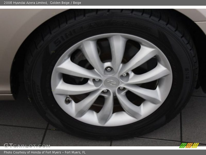 Golden Beige / Beige 2008 Hyundai Azera Limited