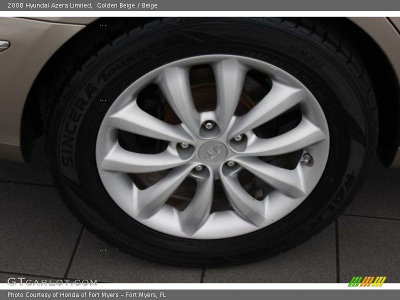 Golden Beige / Beige 2008 Hyundai Azera Limited
