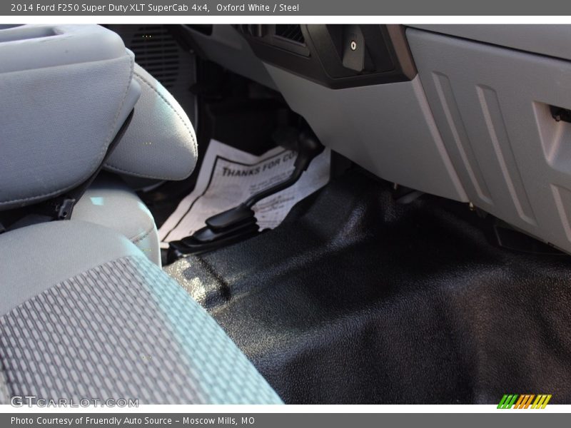 Oxford White / Steel 2014 Ford F250 Super Duty XLT SuperCab 4x4