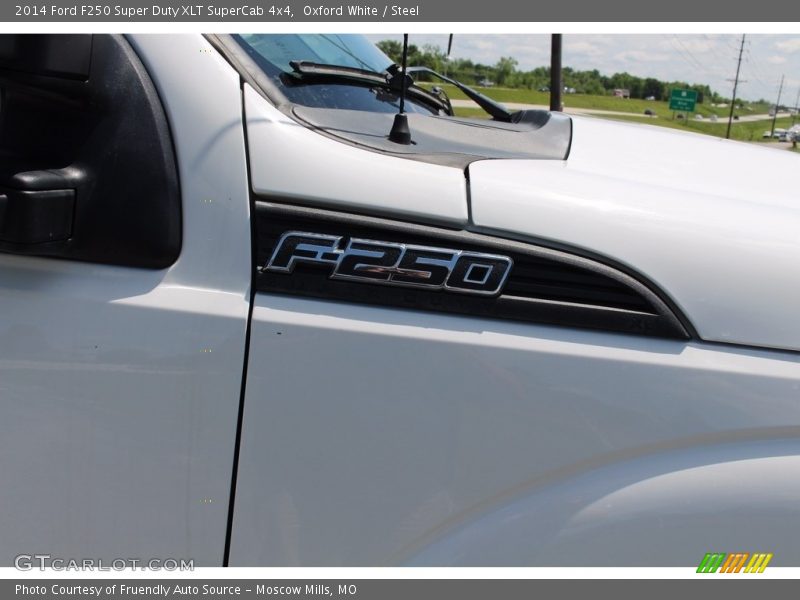 Oxford White / Steel 2014 Ford F250 Super Duty XLT SuperCab 4x4