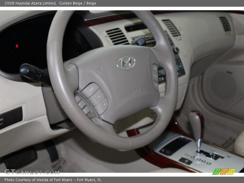 Golden Beige / Beige 2008 Hyundai Azera Limited
